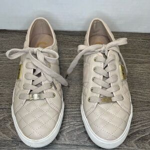 G by Guess. Women's Quilted Sneakers size 9. Leather. Pre-owned. Good condition